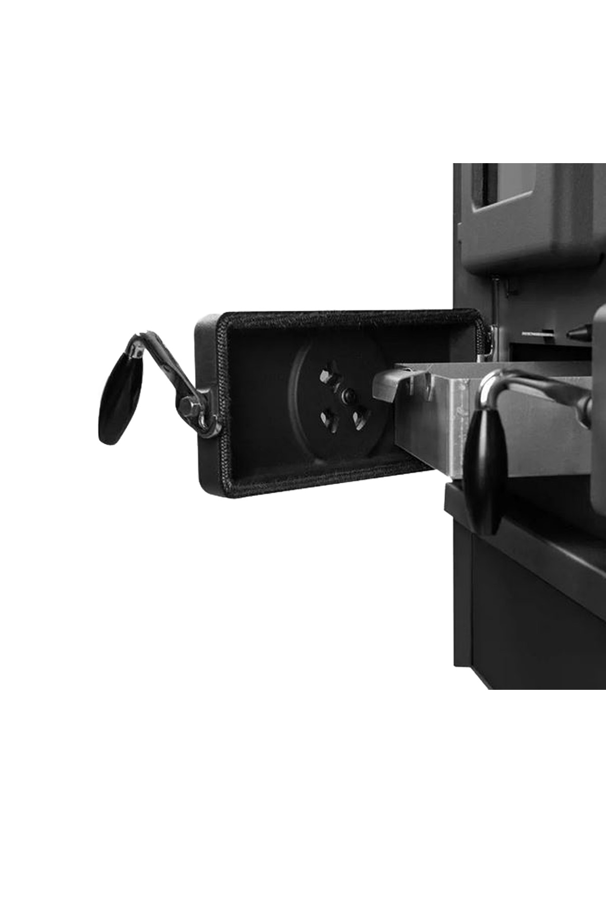 Magnum İthal Kuzine Soba 4D Siyah 9.5 KW Left-Sol