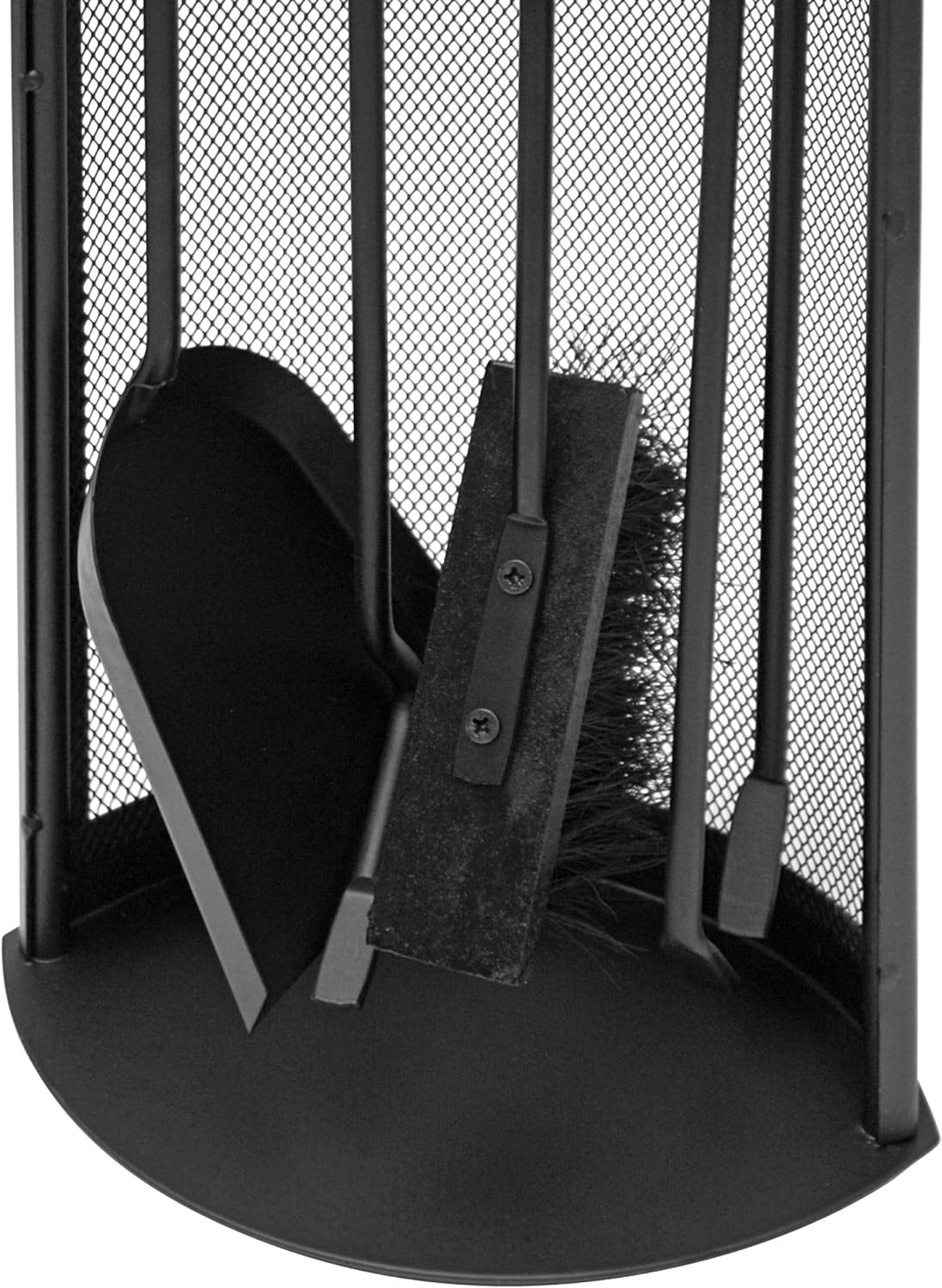 5 Li Lüx Ithal Tel Standlı Şömine-Soba Maşa Takımı Aksesuar Set 047